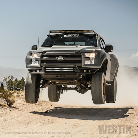 15-C F150 TEXTURED BLACK OUTLAW FRONT BUMPER